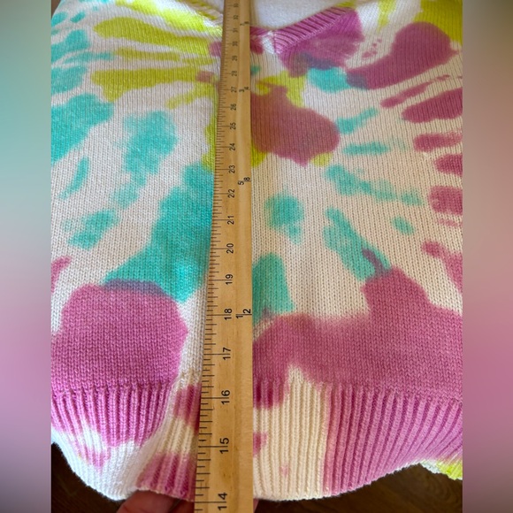 Lisa Todd Tie Dye Sweater- just like new❤️ xl cotton blend🩷 - Picture 10 of 16